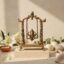 Vedas Brass Ganesha Jhula Big Idol & Figurine Showpiece