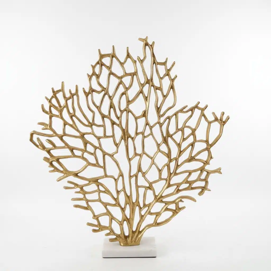 Vedas Alu Gold Tree Big Figurine Showpiece Table Decor - Image 3