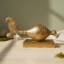 Vedas Alu Gold Sankh Small Figurine Showpiece Table Decor