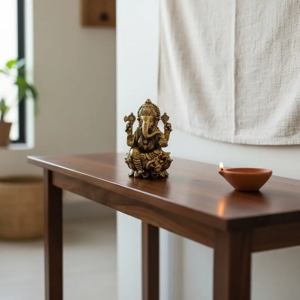 Vedas Brass Fine Ganesha Idol & Figurine Showpiece - Image 2