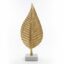 Vedas Alu Gold Leaf/2 with Marble Base Figurine Showpiece Table Decor