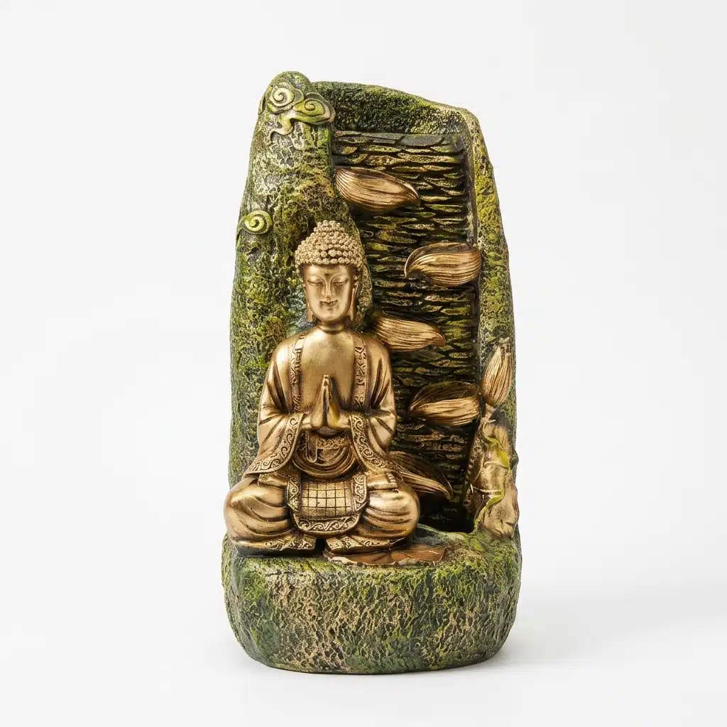 Buddha Indoor Water Fountain – Zen Tabletop Home Decor - Image 4