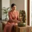 Meditating Buddha Indoor Water Fountain for Zen Home Décor & Relaxation
