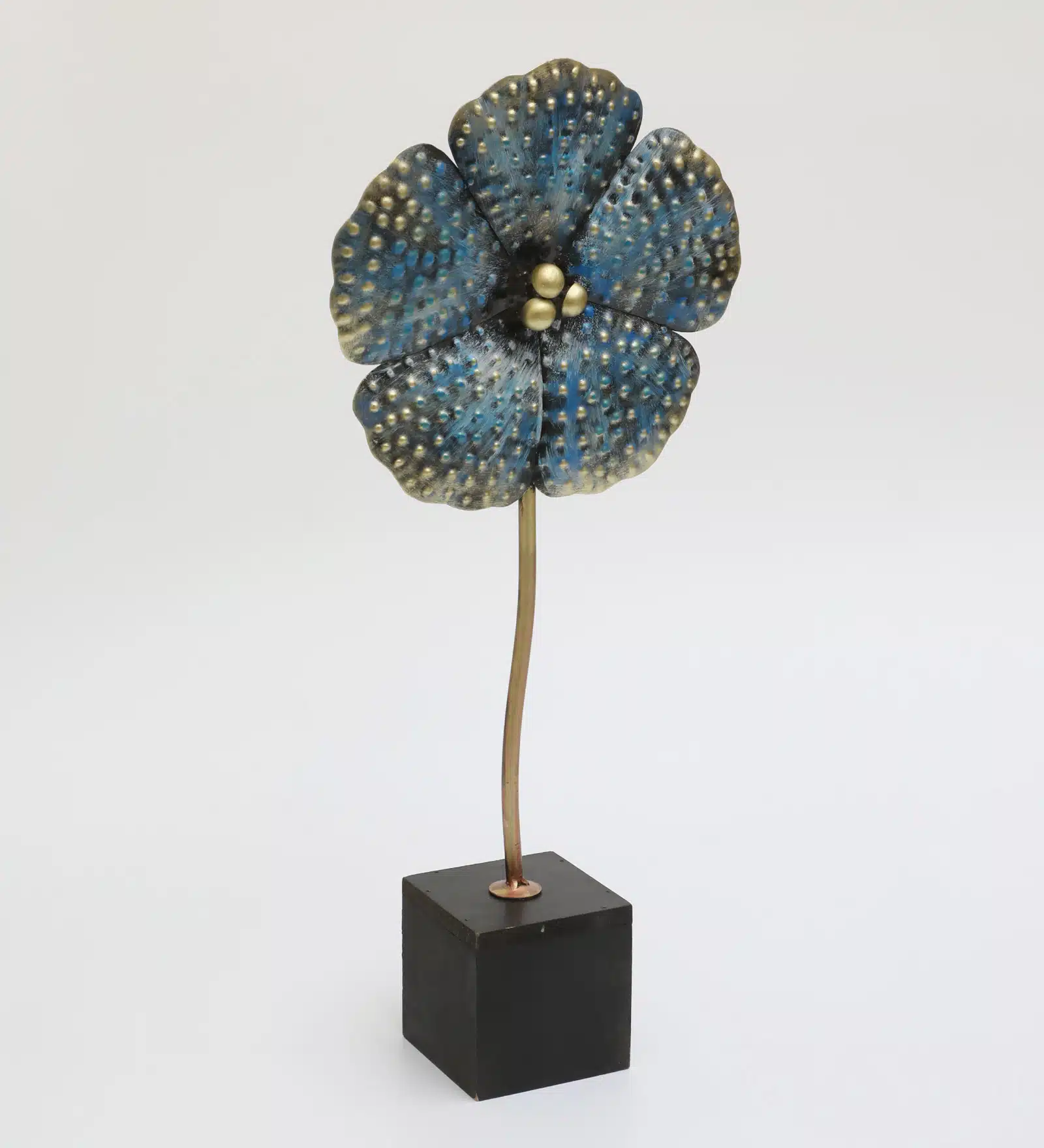 Metal & MDF Multicolor Leen Flower Showpiece Table Decor - Image 2
