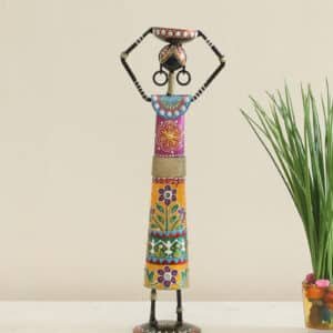Metal Multicolor Akiro Designer/1 Showpiece Table Decor