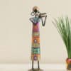 Akiro Designer 2 Showpiece Table Decor Handcrafted Metal Multicolor Figurine