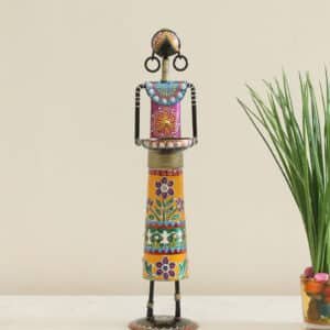 Metal Multicolor Akiro Designer/3 Showpiece Table Decor