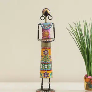 Metal Multicolor Akiro Designer/3 Showpiece Table Decor