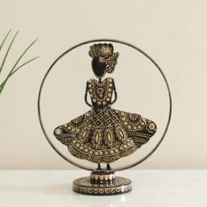 Metal Multicolor Anushree Jhal Showpiece Table Decor