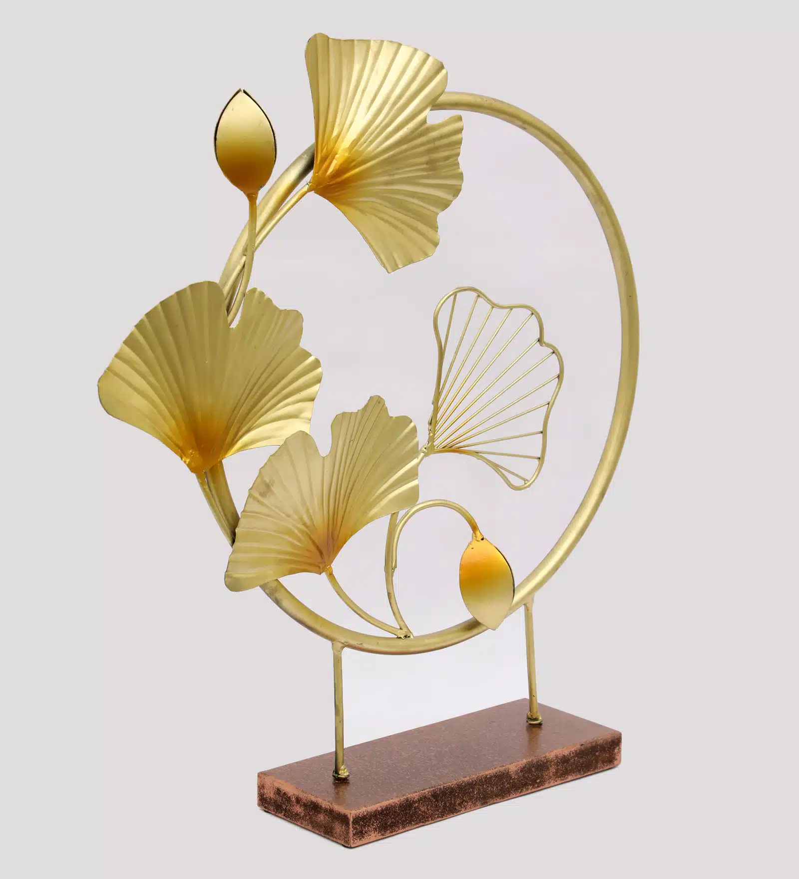 Ginkgo Table Decor Showpiece - Metal MDF Large 18x21 Inch - Image 7