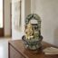 Ganesha indoor water fountain with hanging pot waterfall