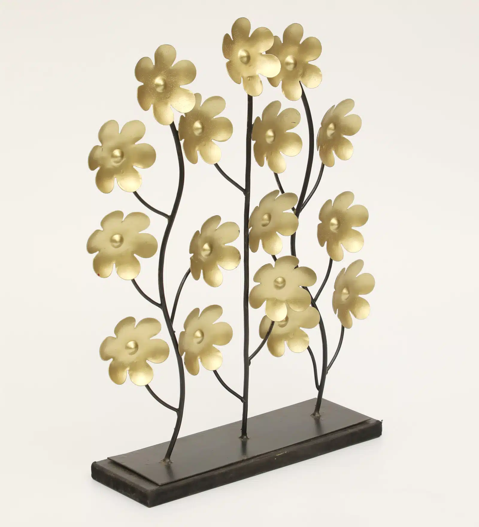 Metal & MDF Multicolor Liana Flower Showpiece Table Decor - Image 2