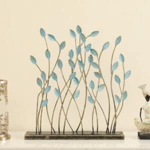 Vedas Exports Iron Leaves Table Decor Showpiece – Large Decorative Showpiece for Living Room, Console Table, Office & Hotel – Home Decor Gift Item (18 x 20 Inch)
