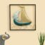 Metal Wall Decor Frame – Selena Boat Multicolour Art 18x18