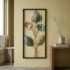Flower and Leaf Wall Art – Pastel Botanical Metal Decor