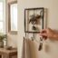 Vedas Shubh Gajraj Key Holder with Bell | Handcrafted Elephant Wall Mounted Key Rack with 3 Hooks | Decorative Metal Key Organizer for Entryway, Living Room & Home Décor