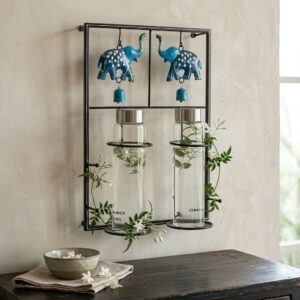 Elephant Milk Bottle Holder with Double Bottle Storage