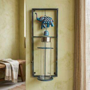Milk Bottle Holder with Decorative Elephant Bell