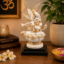 Krishna Idol on Lotus Base – Flute Playing Resin Murti 10 Inch
