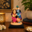 Radha Krishna Idol Multicolor – 10 Inch Resin Murti for Home