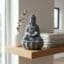 Buddha Fountain for Living Room - Resin Indoor Waterfall Decor