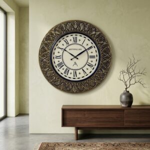 VEDAS Royal Baroque Roman Wall Clock | Vintage Ornate Designer Clock