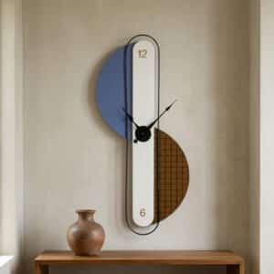 Vedas Vertical Harmony Clock | Decorative Wall Clock