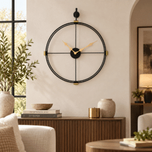 Vedas Celestial Pendulum Clock (24 inch) | Decorative Pendulum Wall Clock