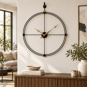 Vedas Celestial Pendulum Clock (30 inch) | Decorative Pendulum Wall Clock
