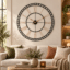 Vedas Metro Roman Skeleton Clock | Decorative Wall Clock