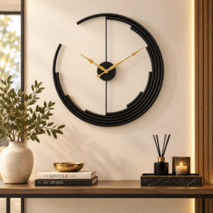 Vedas Midnight Wave Wall Clock