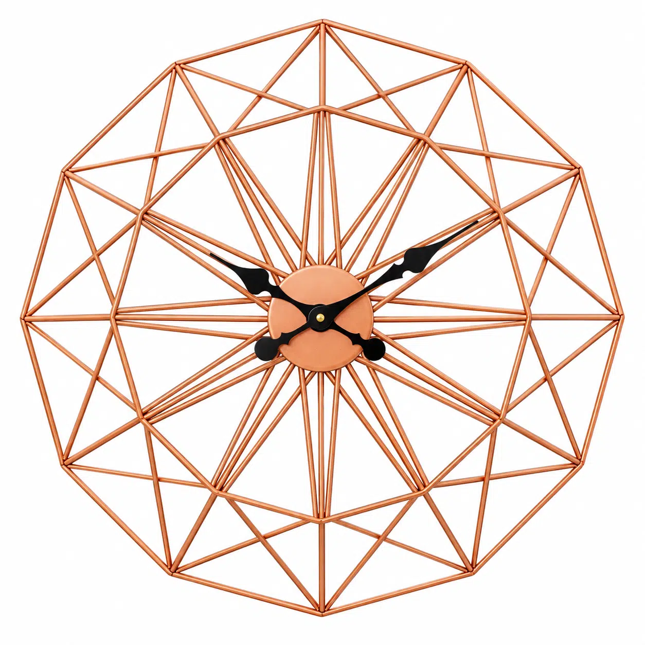Vedas Rose Crystal Orbit Clock | Decorative Wall Clock - Image 3