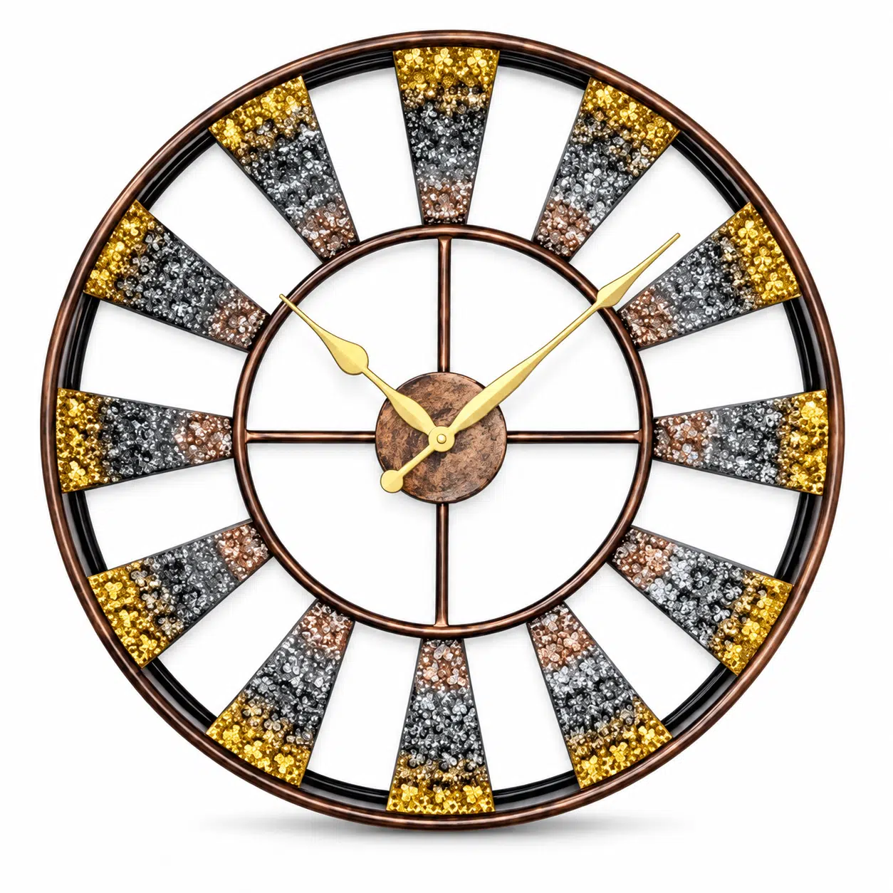 Vedas Diamond Halo Wall Clock - Image 3