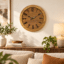 Vedas Oakwood Contemporary Clock | Decorative Wall Clock