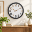 VEDAS Modern Gradient Wall Clock | Minimal Black Frame Designer Clock