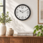 VEDAS Orbit Minimal Modern Wall Clock | Contemporary Black & White Designer Clock (12 inch)