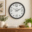 VEDAS Orbit Minimal Modern Wall Clock | Contemporary Black & White Designer Clock (14 inch)