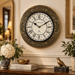 VEDAS Royal Baroque Roman Wall Clock | Vintage Ornate Designer Clock