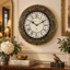 VEDAS Royal Baroque Roman Wall Clock | Vintage Ornate Designer Clock
