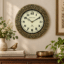VEDAS Royal Floral Heritage Wall Clock | Vintage Embossed Designer Clock