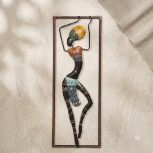 VEDAS Tara Dancing Lady Wall Décor | Tribal Woman Decorative Wall Art for Living Room, Bedroom & Hall 3