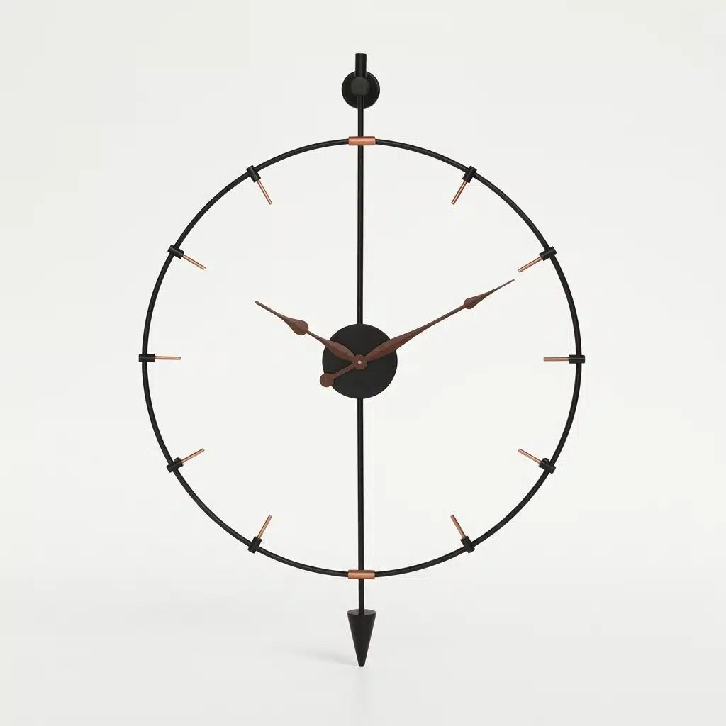 VEDAS Compass Arrow Clock | Decorative Wall Clock - Image 3