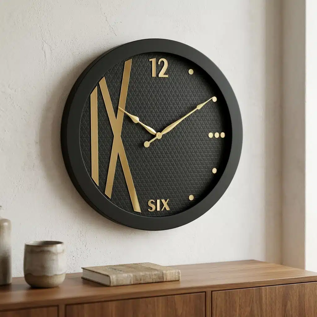 VEDAS Urban Canvas Clock | Decorative Wall Clock - Image 3