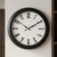 VEDAS Monochrome Modern Clock | Decorative Wall Clock