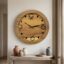VEDAS Artisan Wood Clock | Decorative Wall Clock