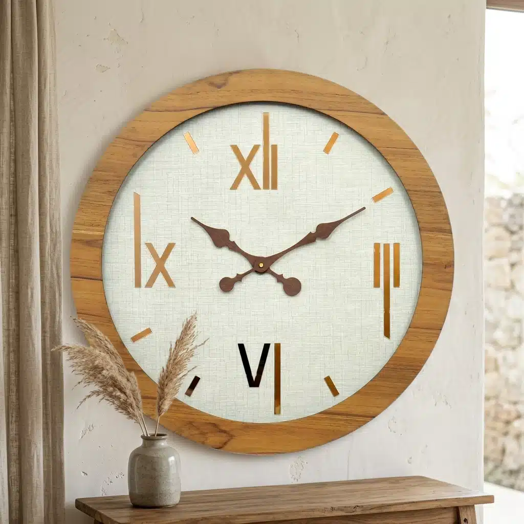 VEDAS Timeless Roman Clock | Decorative Wall Clock