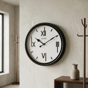 VEDAS Imperial White Clock | Decorative Wall Clock