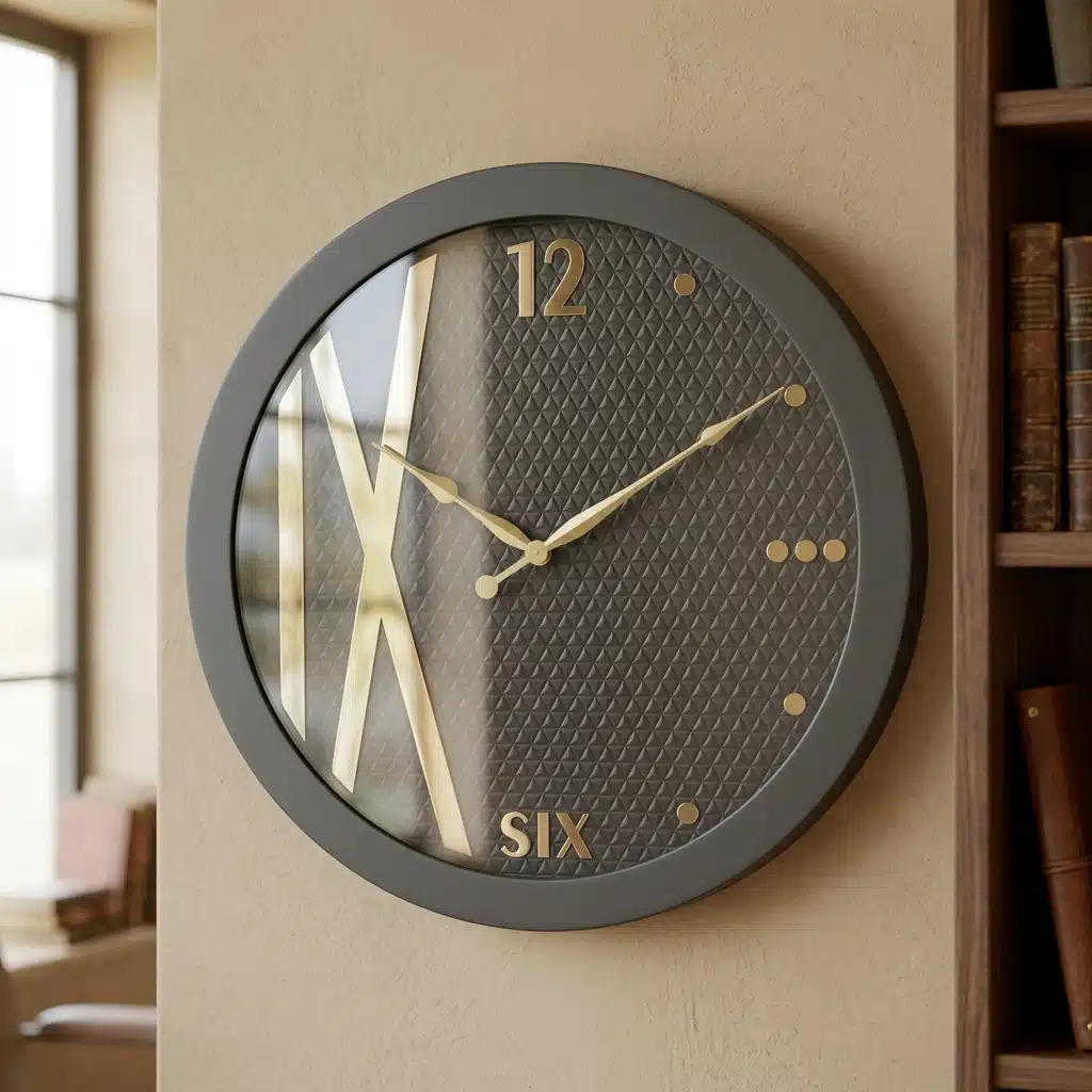 VEDAS Urban Canvas Clock | Decorative Wall Clock