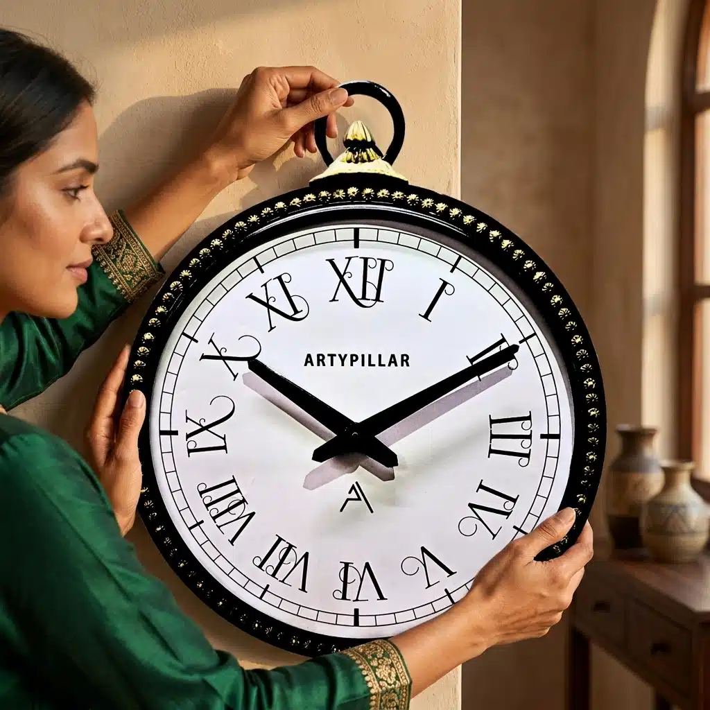 VEDAS Pocket Heritage Clock | Decorative Wall Clock - Image 3