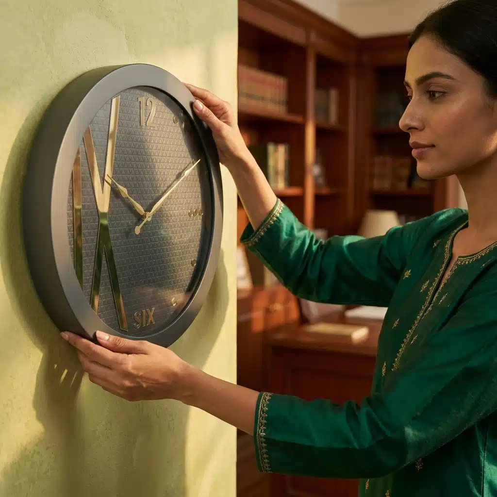 VEDAS Urban Canvas Clock | Decorative Wall Clock - Image 2